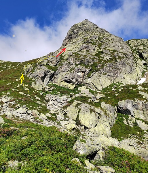 Tete de Balme sous la Pierra Menta, Vanoise, de près