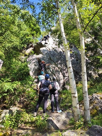 Via Cordata du Crôt, départ